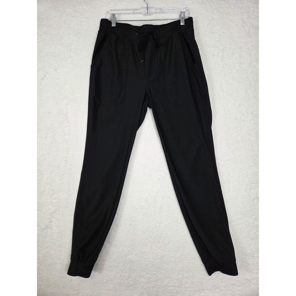 Vtg Genes Performance Tech Stretch Slim Jogger Pants‎ M Black Drawstring Casual